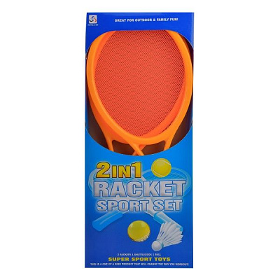Набір для бадмінтону з воланом та м'ячем 307-1