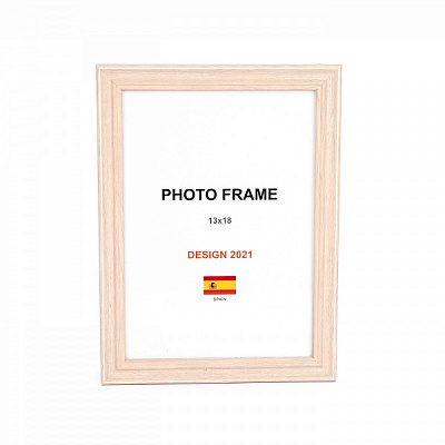 Рамка для фото 1 фото 13х18 см бежевый 