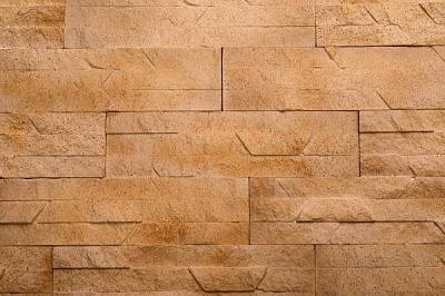 Плитка гипсовая прямая KLVIV DEKOR Dnister Sandstone 0,62 кв.м 