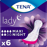 Прокладки урологічні Tena Lady Maxi Night maxi 6 шт.
