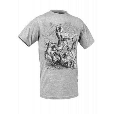 Футболка P1G Битва при Ашдаун 1232 Iron Grey 2XL р. 2XL Grey 