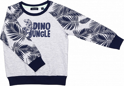 Свитшот для мальчика Blue Seven р.128 пепельный 817611 X * 98 