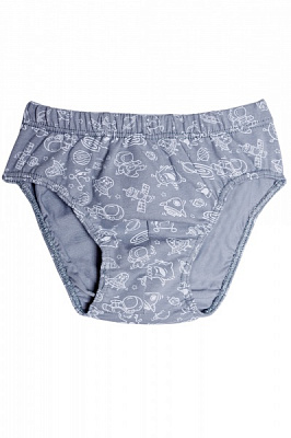 Трусы для мальчиков KOSTA р.110–116 глубокий серый 2562-4 