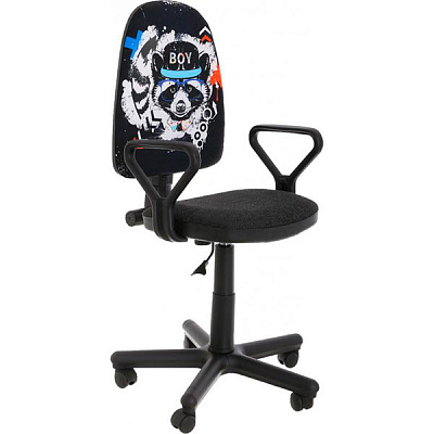 Крісло Nowy Styl Saturn GTP Єнот з малюнком