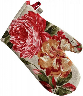 Прихватка-варежка РОУЗ Цветы большие 18x31 см La Nuit 