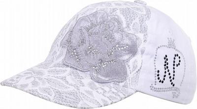 Кепка для девочек Pampona 21 L 09 р.54 серебряный 
