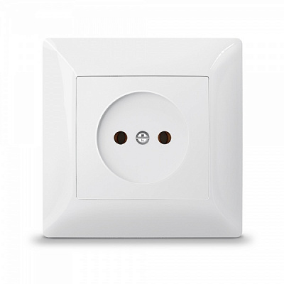 Розетка с заземлением IP20 белый TF-ST-SK1-W