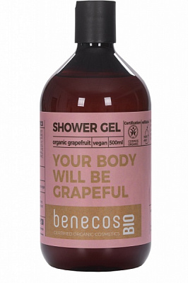 Крем-гель для душа Benecos BIO органический грейпфрут 500 мл