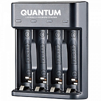 Зарядний пристрій Quantum для Ni-MH/Ni-CD 1.2V акум. AA/AAA 4-slot (USB) 1 шт. (QM-BC1040) 