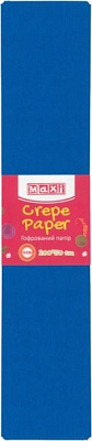 Бумага гофрированная 55% 50x250 см темно-синий MX61615-24 Maxi