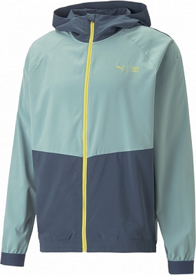 Вітрівка Puma M FIRST MILE WOVEN JACKET 52323116 р.M бірюзовий