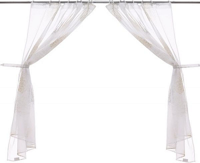 Комплект тюлів Трави тауп 2х140х160 см La Nuit