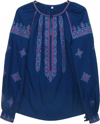 Вишиванка Едельвіка р. L синій 497-18/00