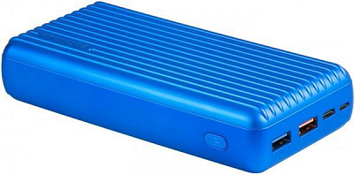 Внешний аккумулятор (Powerbank) Promate Titan-30 30000 mAh blue (titan-30.blue) 