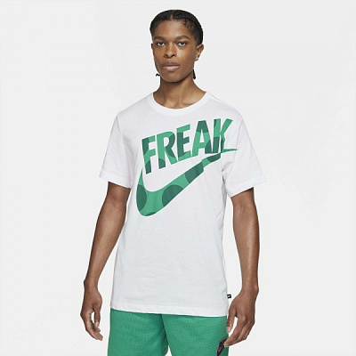 Футболка Nike GA M NK DF FREAK PRINT SS TEE DJ1564-101 р.2XL белый