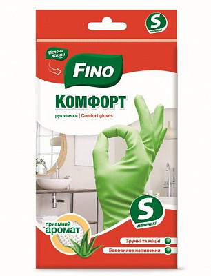 Перчатки латексные Fino Алоэ Вера стандартные р.S 1 пар/уп.