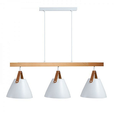 Підвіс Светкомплект LOFT RL 1000 D-260 leather WD 3x40 Вт E27 білий