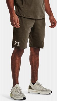 Шорты Under Armour UA RIVAL TERRY SHORT 1361631-361 р. L зеленый