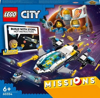 Конструктор LEGO City Космическая миссия для исследования Марса 60354