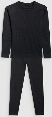 Комплект термобелья 4F SEAMLESS UNDERWEAR F251 4FJWAW25USEAF251-20S р.152-158 черный