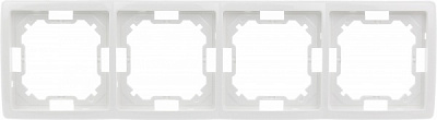 Рамка четырехместная Simon Basic универсальная белый BMR4/11