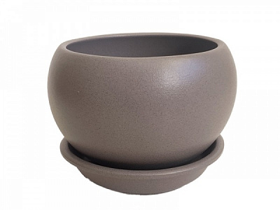 Горшок керамический крошка круглый 4,1 л аметист (037-1-205)