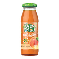 Нектар Vita Baby персиковый с мякотью и сахаром