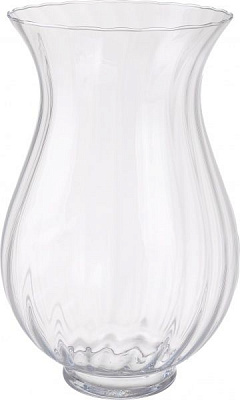 Ваза Оптик 35х23 см прозрачный Wrzesniak Glassworks