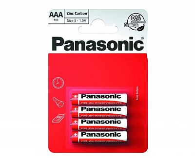 Батарейка Panasonic Special Blister AAA (R03, 286) 4 шт. (R03REL/4BPU) 
