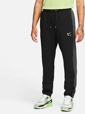 Брюки Nike M NSW NIKE AIR FT PANT DQ4202-011 р. S черный