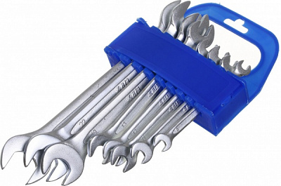 Набір ключів ріжкових ВІЗ сумка (7-24)