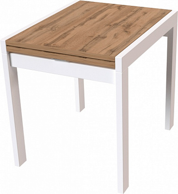 Стіл розкладний ViANT Крос 800 Дерево білий/ ДСП Дуб Тахо