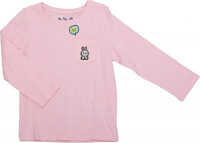 Футболка для дівчаток 5.10.15. 3H3915 р.92 рожевий