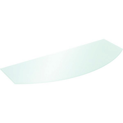 Полка стеклянная MT арка 600x250 мм белый 