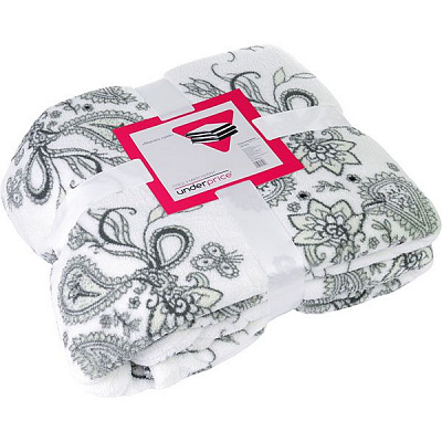 Плед микрофибра Underprice Версаль серый 160x200 см