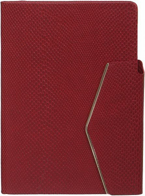 Блокнот Для офиса А5 96 лист. в клетку красный JONSER