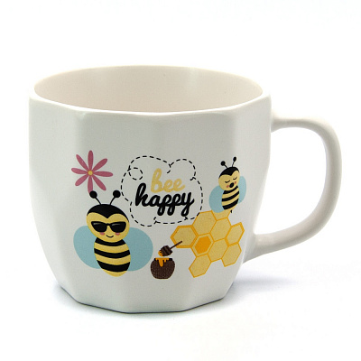 Чашка Milika MadBee White 350 мл M0520-KLD9-S210A