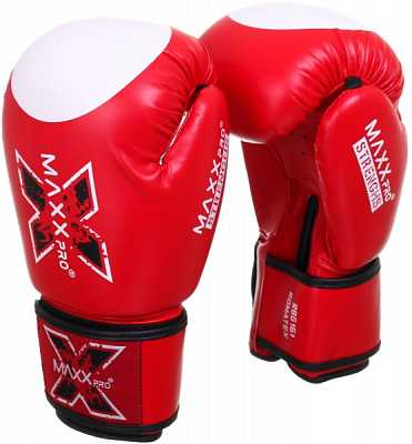 Боксерские перчатки MaxxPro AVG-616 р. 12 красный