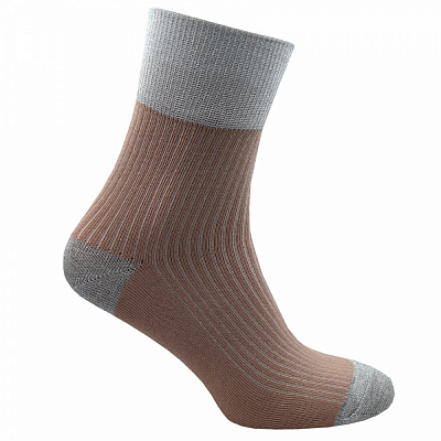 Шкарпетки жіночі Premier Socks з люрексом р.23-25 бежевий