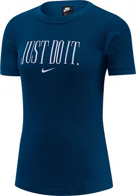 Футболка Nike W NSW TOP SS PREP JDI AR3645-474 M синій