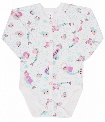 Боди детское для девочки ТМ Софія Mermaids р.62 молочный 321162 