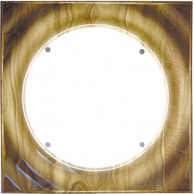 Светильник потолочный Декора НББ 32310 3D LED 24 Вт орех темный 