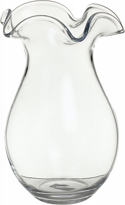 Ваза стеклянная Wrzesniak Glassworks Flower 25 см прозрачная 17-8698B