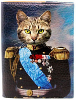 Обложка для паспорта Кот Император 