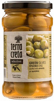 Оливки з мигдалем 160 г Terra Creta