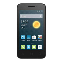 Смартфон Alcatel One Touch 4013D volcano black (black front)