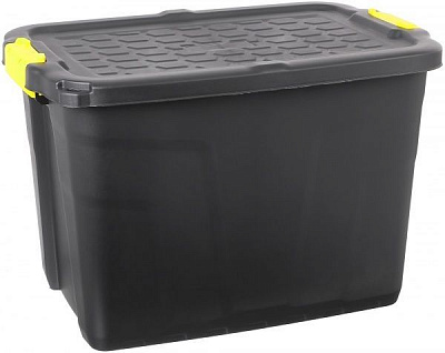 Ящик для зберігання Strata 60 л чорна 600х400х400 мм
