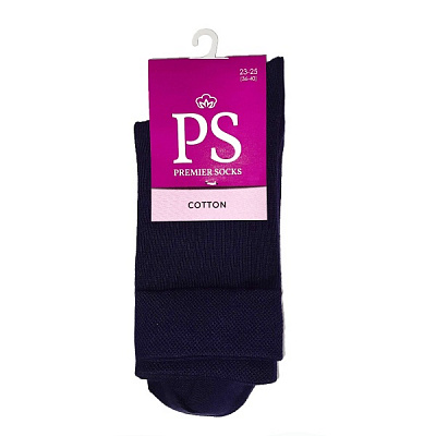 Носки Premier Socks элит классические р. 23-25 темно-синий 