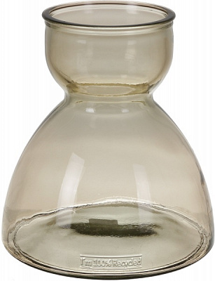 Ваза стеклянная San Miguel SENNA 4817DB04 23 см корица 