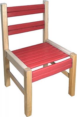 Стул детский деревянный ArinWOOD Медвежонок 04-010R 